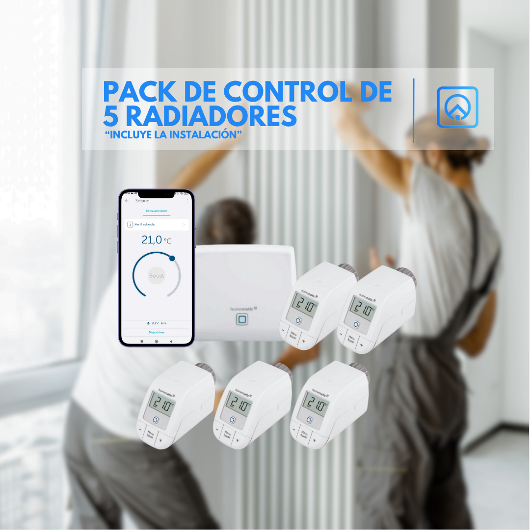Pack de control 5 radiadores